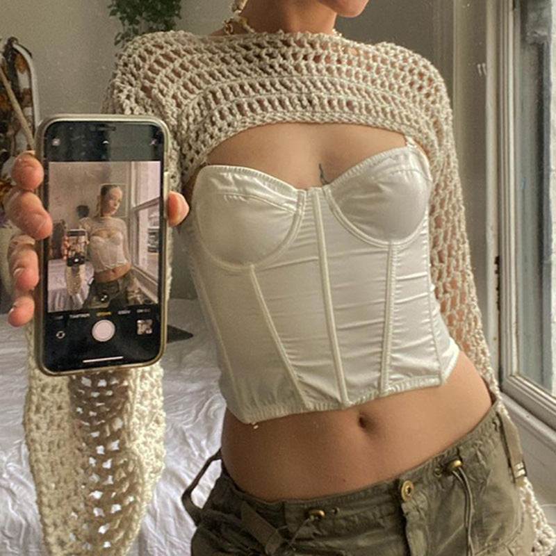 Top Sobreposição Allie