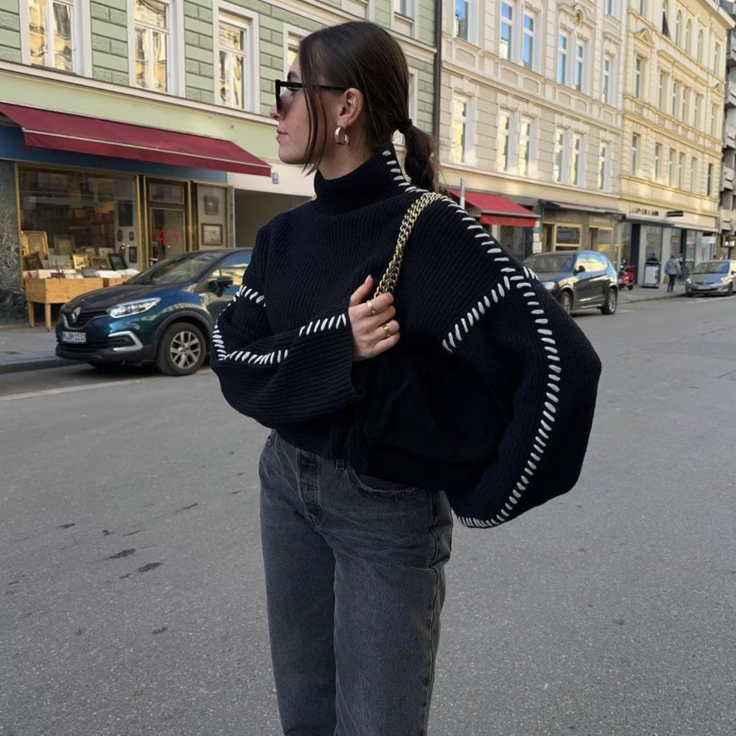 Suéter Gola Alta Laura