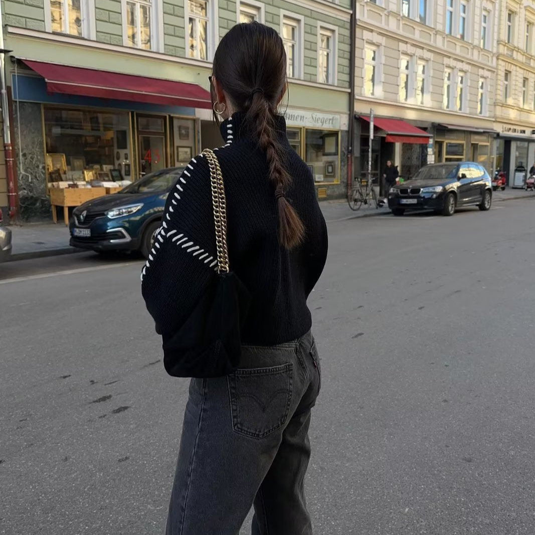 Suéter Gola Alta Laura